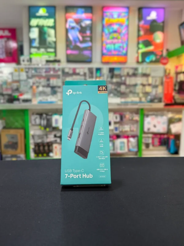 Hub Multiport TP-Link USB-C 7 en 1 con Salida HDMI 4K y Carga PD