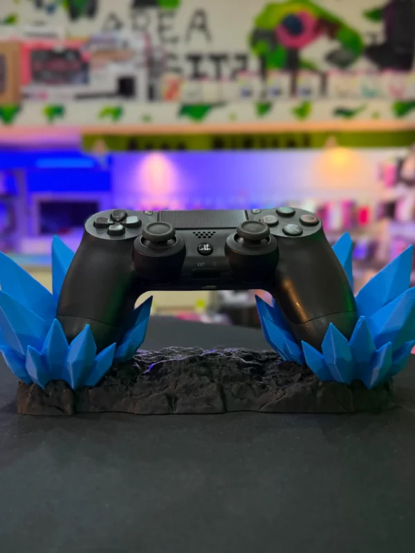 Soporte Universal 3D para Mando PS5 / PS4 / PS3 / PS2 - Diseño Aura Ki Goku / Cristales
