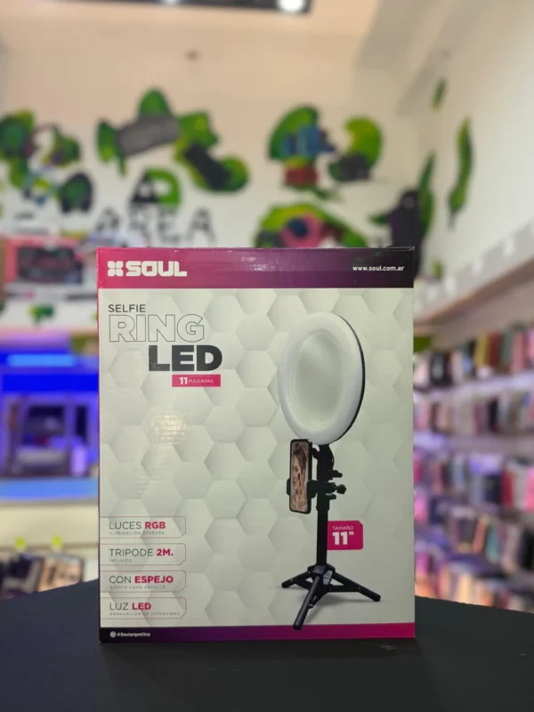 Aro de luz Selfie Ring LED 11"