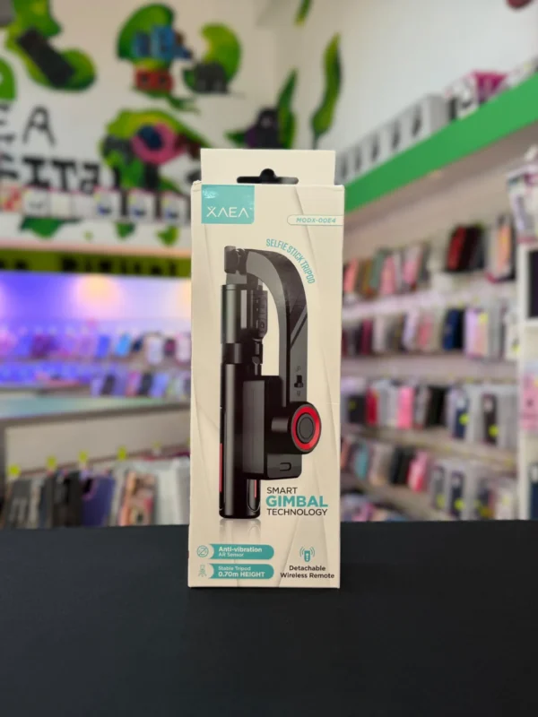 Estabilizador Gimbal Inteligente con Trípode y Bastón Selfie XAEA MODE-0064