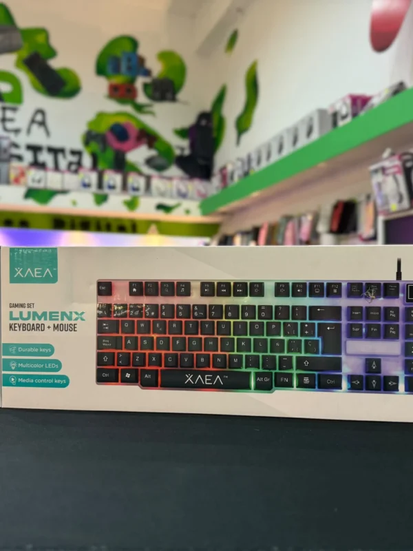 Kit Gamer Teclado y Mouse XAEA Lumenx