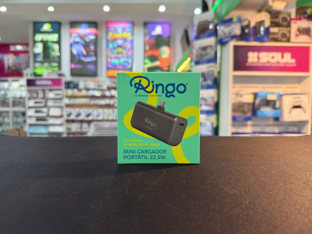 Mini Power Bank Ringo 22.5W – Cargador Portátil de Conexión Directa