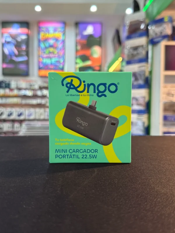 Mini Power Bank Ringo 22.5W – Cargador Portátil de Conexión Directa