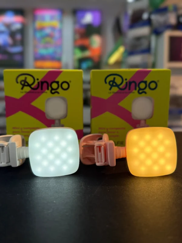 Mini Luz LED Selfie con Broche Clip Ringo para Celular, Notebook, Tablet.