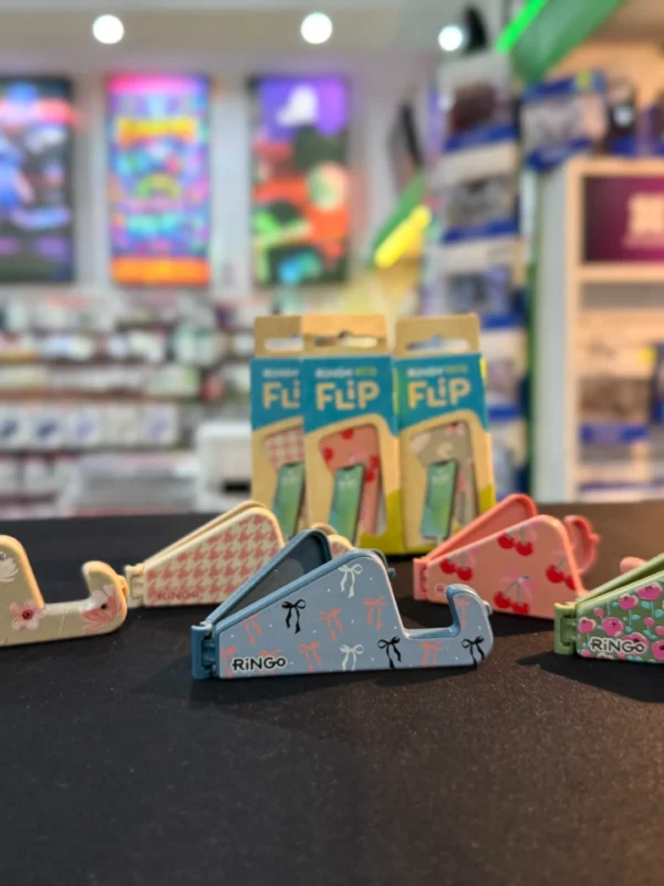 Sujetador y Soporte Adhesivo para Celular Ringo Eco FLIP – Diseños Variados