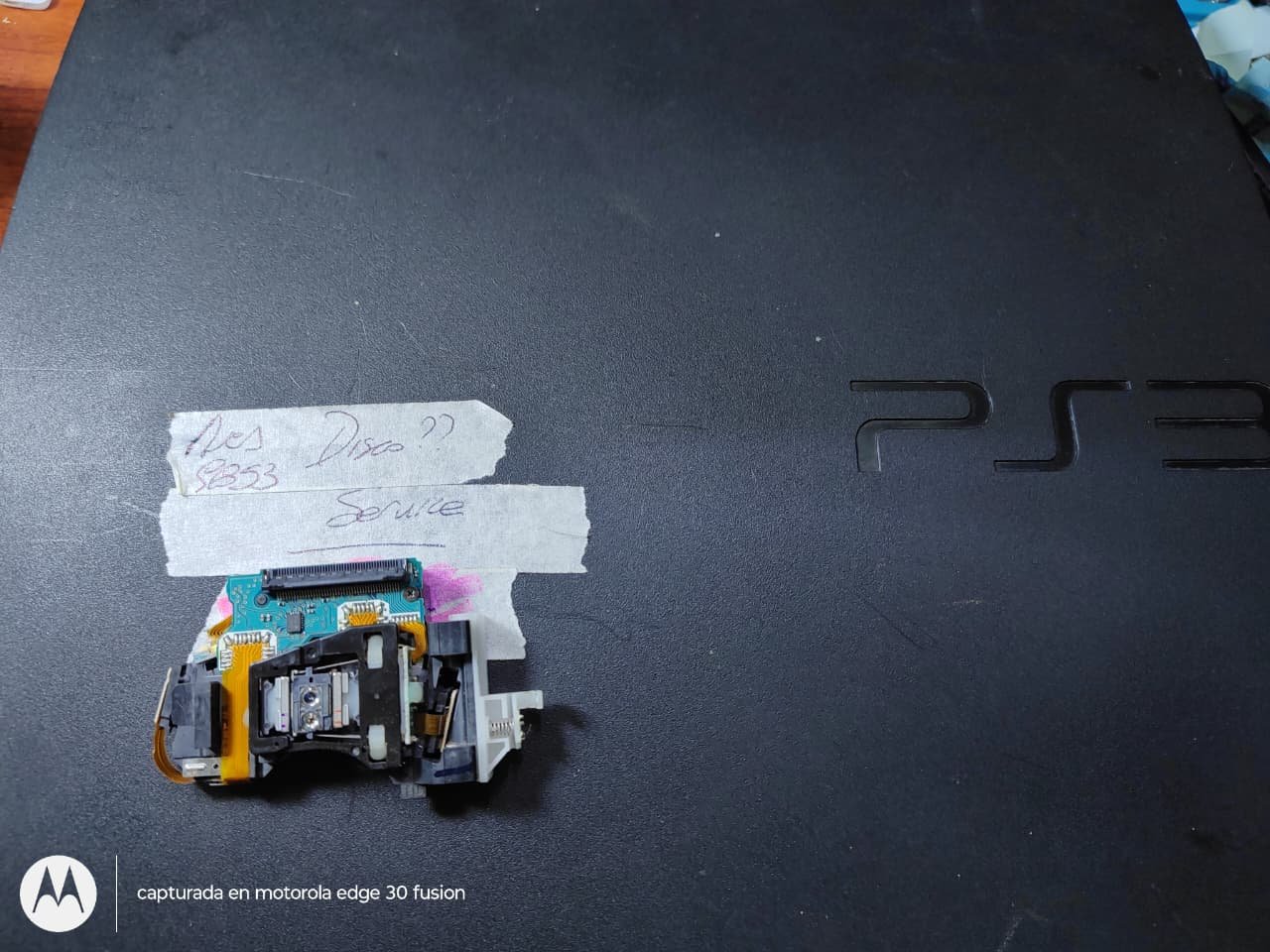 Láser de la PS3 retirado para el cambio, sobre la consola