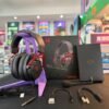 Auriculares redragon diomedes H386 junto a su caja